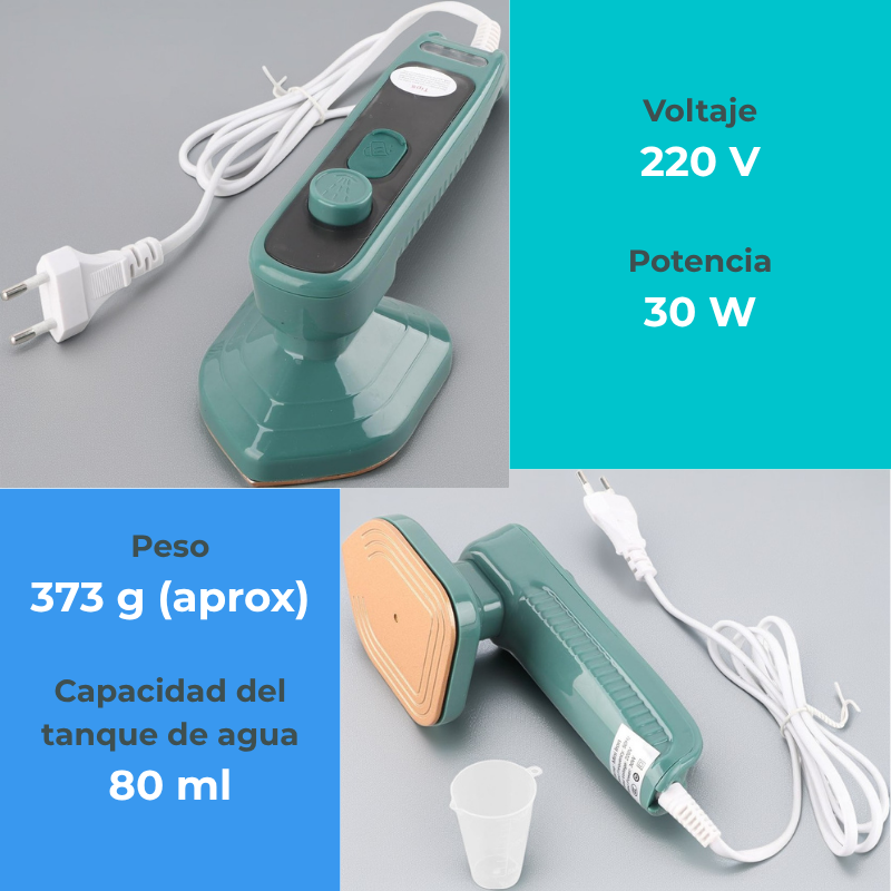 Mini Plancha a Vapor Portátil