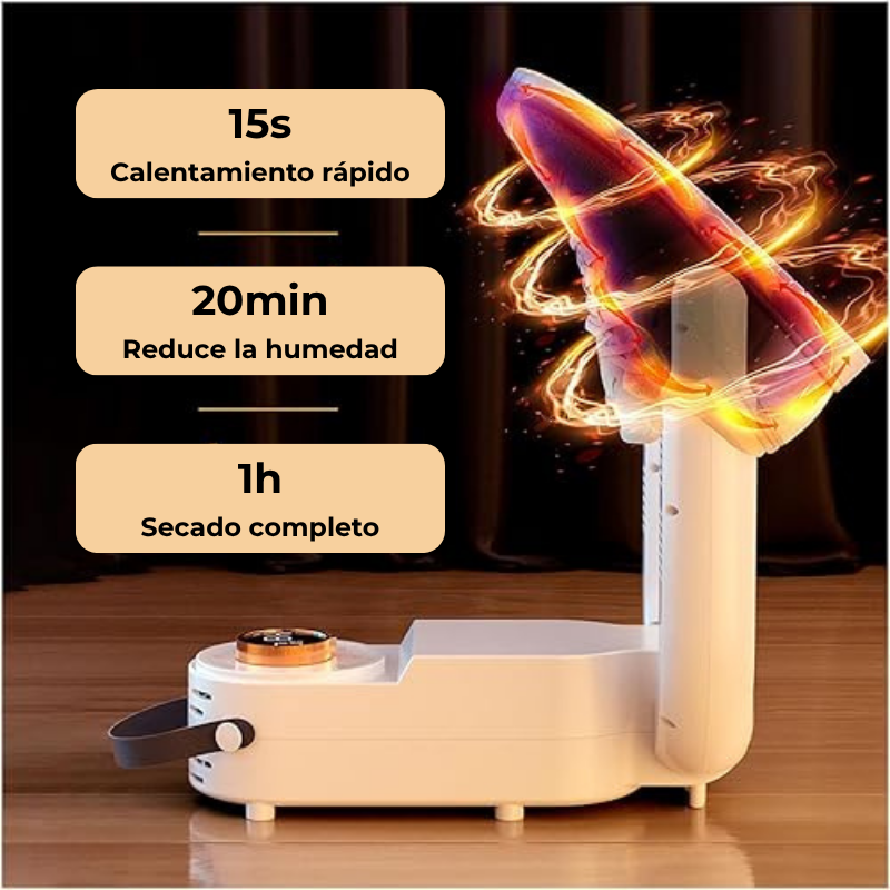 Secador Eléctrico de Zapatos – Plegable, Multifuncional y Portátil