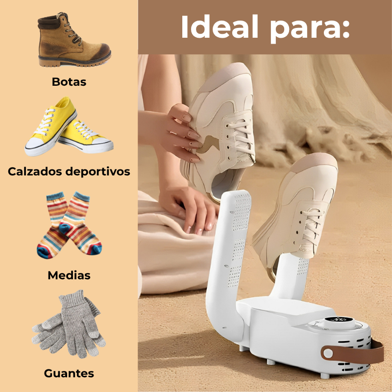 Secador Eléctrico de Zapatos – Plegable, Multifuncional y Portátil