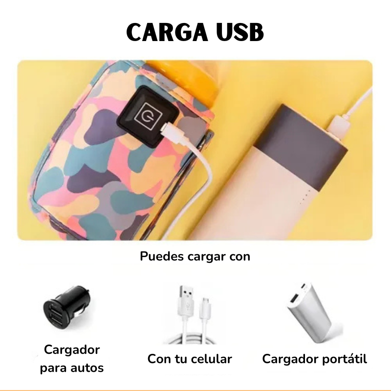 Calentador de Biberón USB – Térmico, Portátil y de Alta Calidad