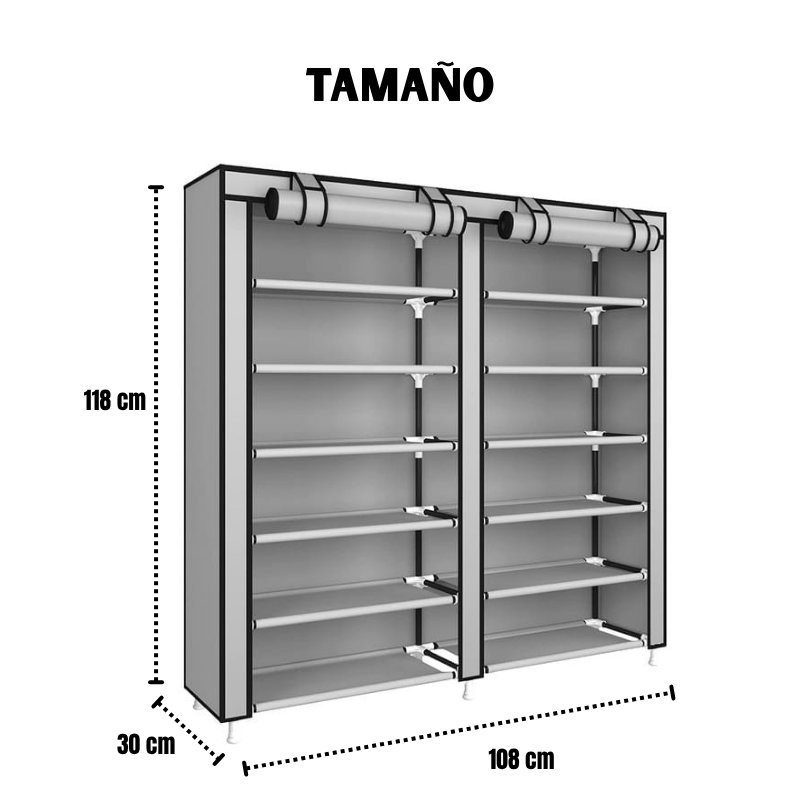 Estante para Zapatos - Organizador de zapatos y cajas