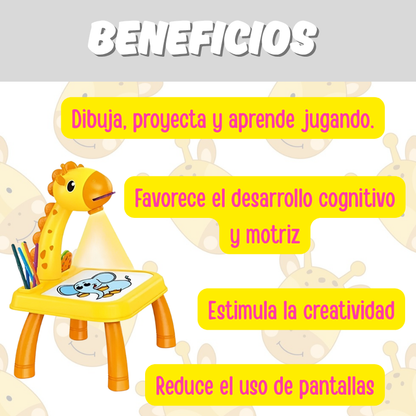 Mesa de Dibujo Infantil con Proyector | Estimula la Creatividad de tus Hijos