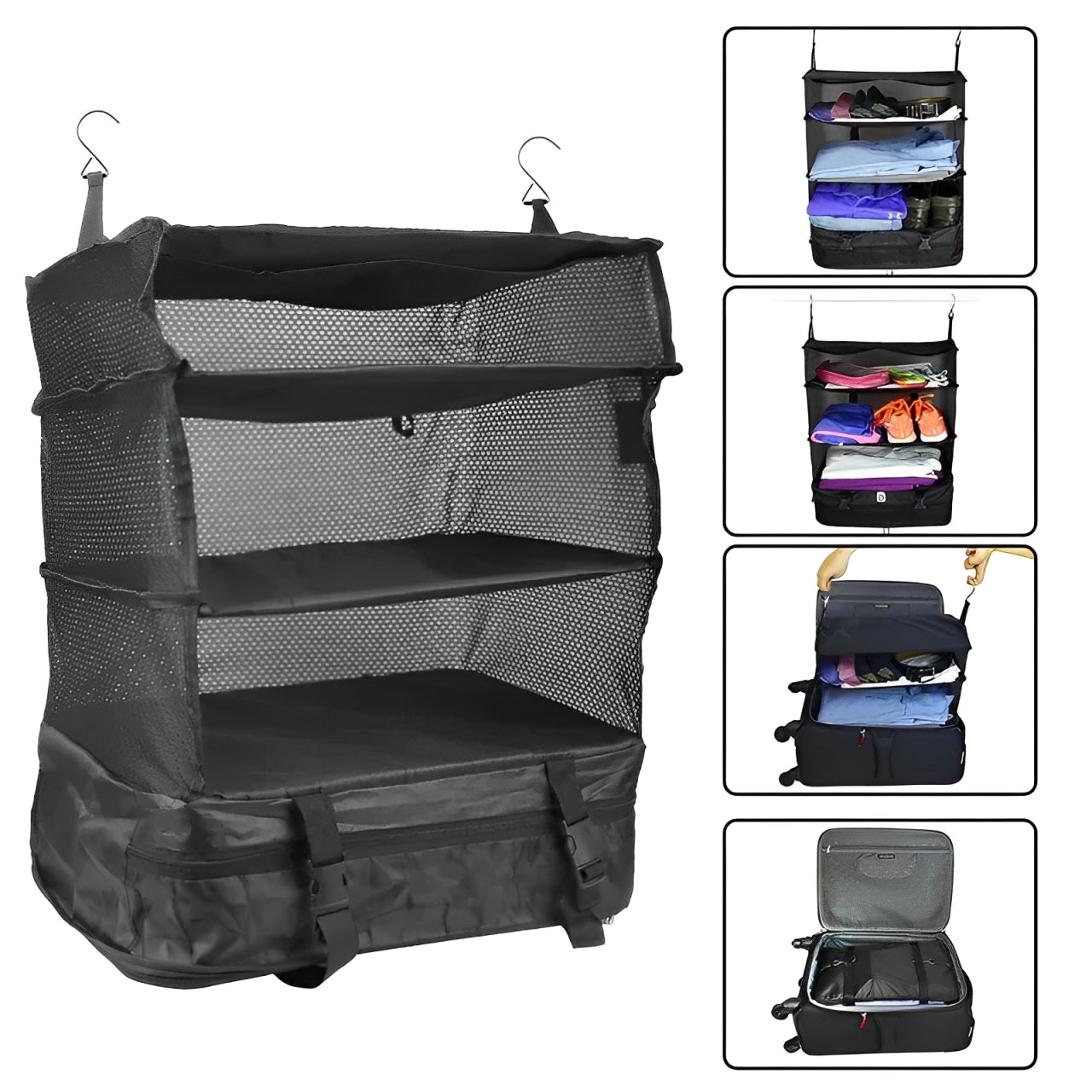 Organizador de Maletas Plegable y Colgante para Viajes