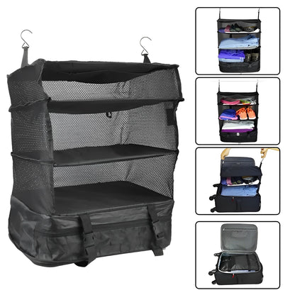 Organizador de Maletas Plegable y Colgante para Viajes