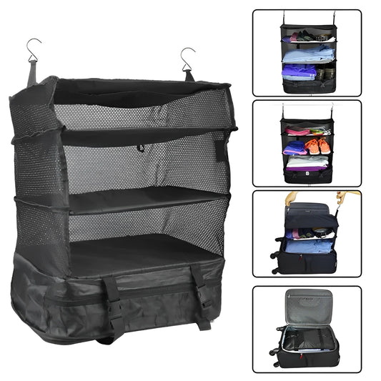 Organizador de Maletas Plegable y Colgante para Viajes