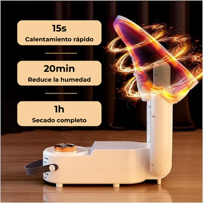 Secador Eléctrico de Zapatos – Plegable, Multifuncional y Portátil