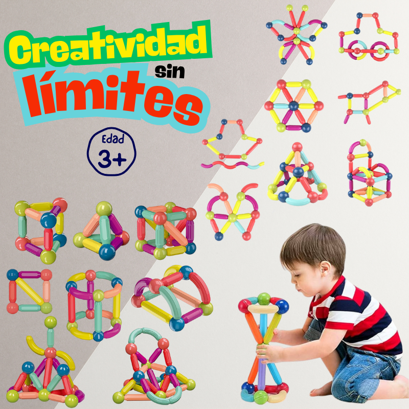 Bloques Magnéticos para Niños