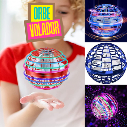 Orbe Volador con Luces LED – Flying Spinner Recargable | Pelota voladora mágica