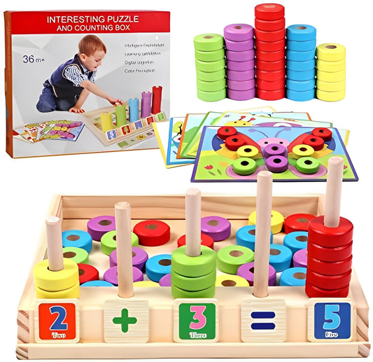 Juego Didáctico de Madera – Aprendizaje y Diversión para Todas las Etapas