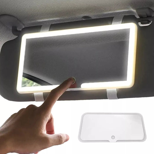 Espejo con luz LED para Auto