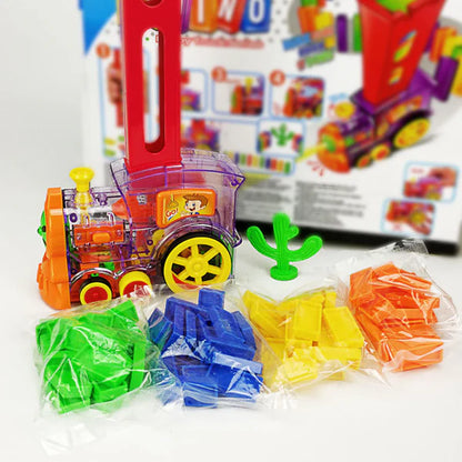 Tren de Domino con Luz y Sonido – Juguete Educativo con 60 Fichas