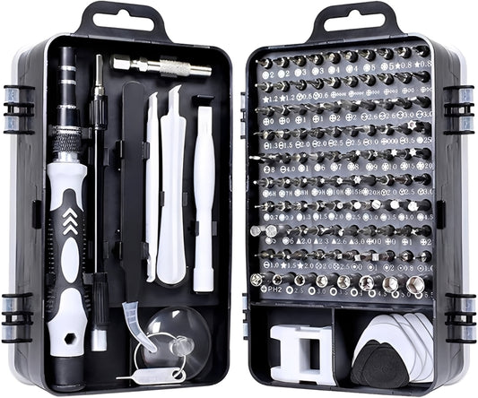 Kit Completo para Reparación - Juego de Destornilladores de Precisión Profesional 115 en 1