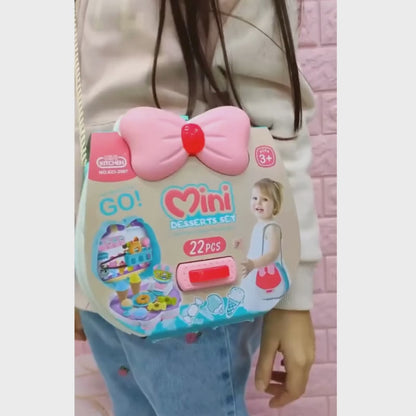 Cartera de Helados para Niñas – Kit Creativo de 22 Piezas con Accesorios Portátiles