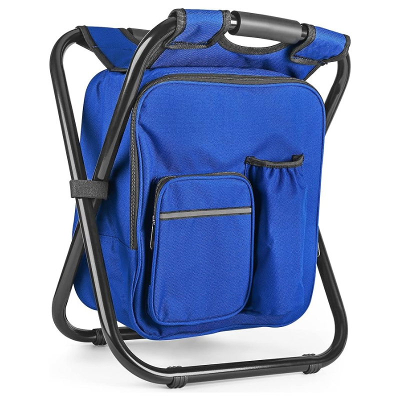 Silla Plegable con Bolsa Térmica – Conservadora Integrada para Camping, Pesca y Picnic