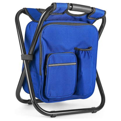 Silla Plegable con Bolsa Térmica – Conservadora Integrada para Camping, Pesca y Picnic