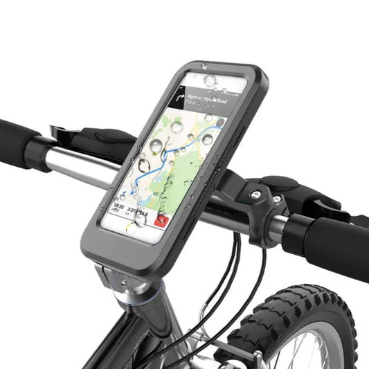 Soporte de Celular para Bicicleta y Moto 360° Impermeable con Funda Protectora